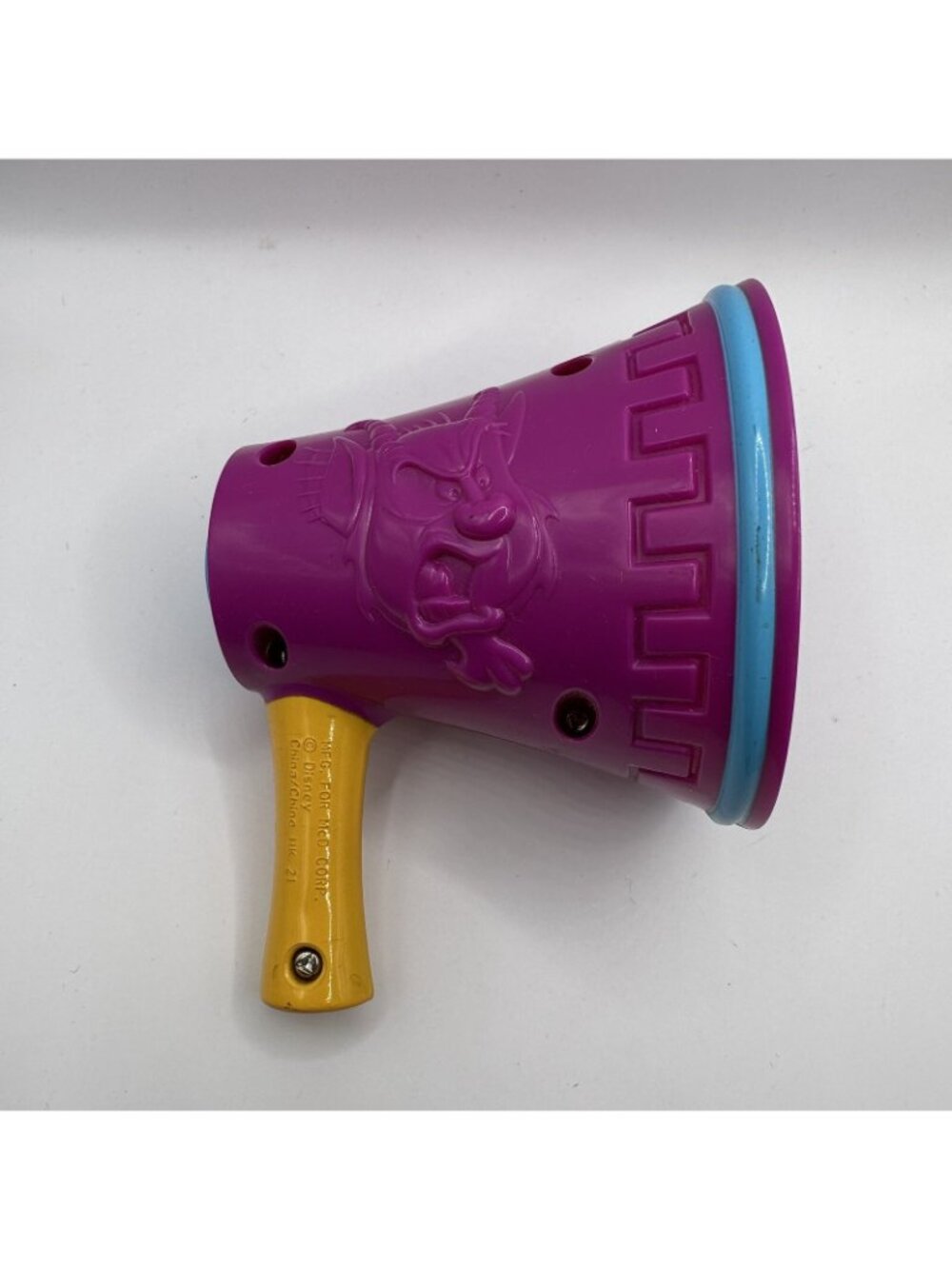 Vintage 1997 McDonald’s Disney Hercules #5 Purple & Yellow Megaphone Toy Happy M - Picture 7 of 10